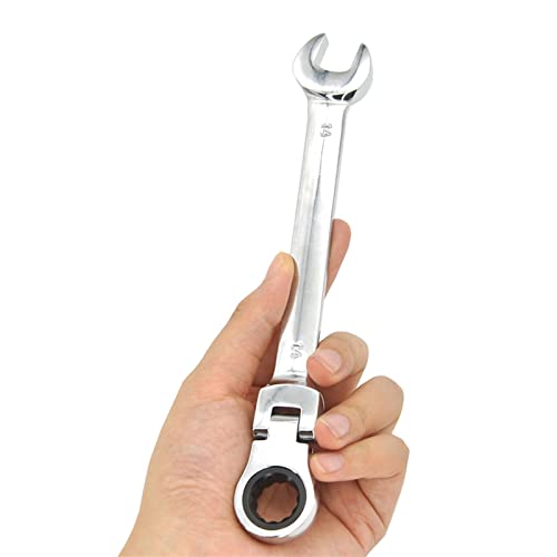 Werkzeugsatz Kombinierter Drehmoment-Ratschenschlüssel mit flexiblem Kopf. Auto-Handreparaturwerkzeuge mit doppeltem Verwendungszweck Werkzeugkasten für zu Hause (Color : 7mm)