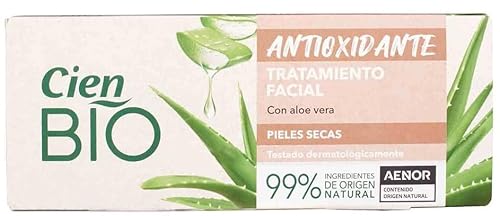 Cien Bio – 7 Ampullen x 2 ml. Antioxidative Gesichtsbehandlung mit Aloe Vera und Hyaluronsäure. Für trockene Haut.
