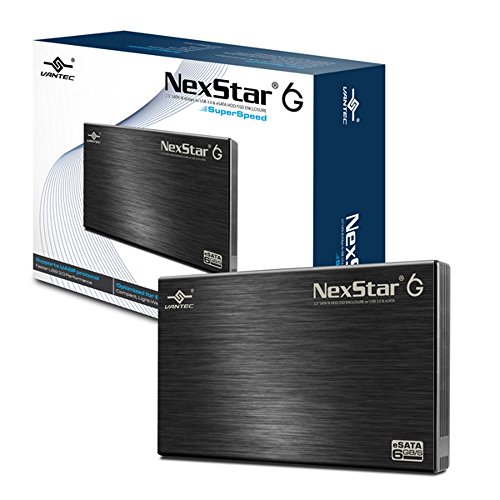 Vantec NexStar CX NST-200S2-BK externes Festplattengehäuse 6,4 cm (2,5 Zoll), SATA auf USB 2.0, schwarz