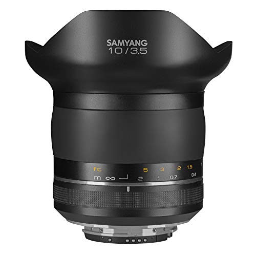 Samyang XP 10mm F3.5 Nikon F - manuelles Ultraweitwinkel Objektiv, 10 mm Festbrennweite für Nikon Vollformat & APS-C Kameras mit F Anschluss, für F-Serie, ideal für Natur- und Architekturaufnahmen