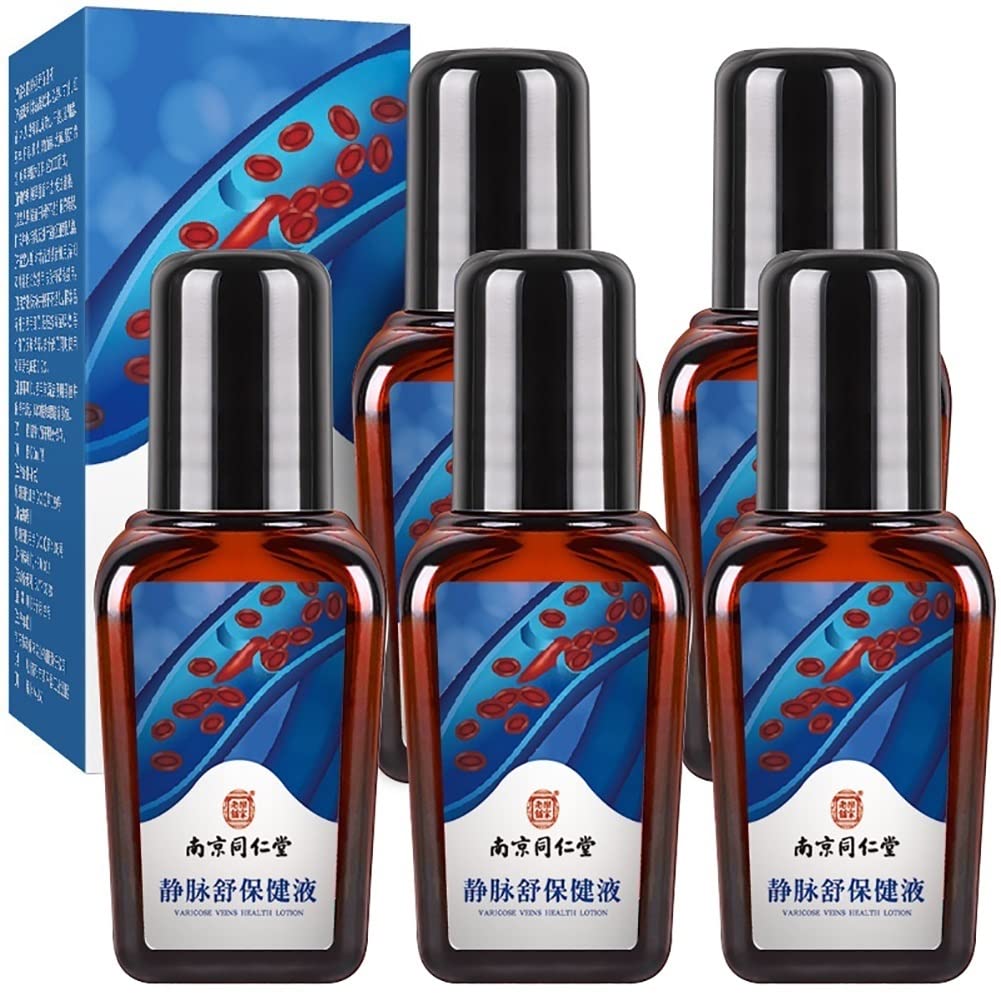 Veins Relief Treatment Serums, Veins Relief Varicose for Legs Spider Soothing - Improve Blood Circulation (5 Stücke)