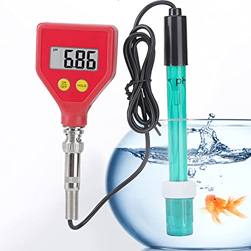 Nicoone pH-Tester, kompakt, tragbar, digital, Säuremessgerät, pH-Wert, Wasserqualität, Tester mit hoher Genauigkeit