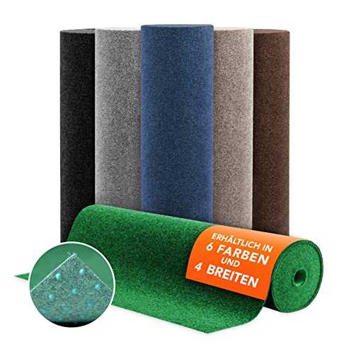 Rasenteppich Farbwunder Pro - Balkonteppich - Kunstrasenteppich für Terrasse, Balkon und Freizeit - Erhältlich in 6 Farben (200 x 150 cm, Braun)
