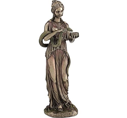 handmade Antike griechische Göttin Hygieia/Health (Dekorative Bronzestatue/Scalpture 27,5 cm)