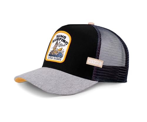 Coastal - Sumo Samoa (Black/Grey) - Trucker Cap Meshcap Kappe Mütze Cappy Caps