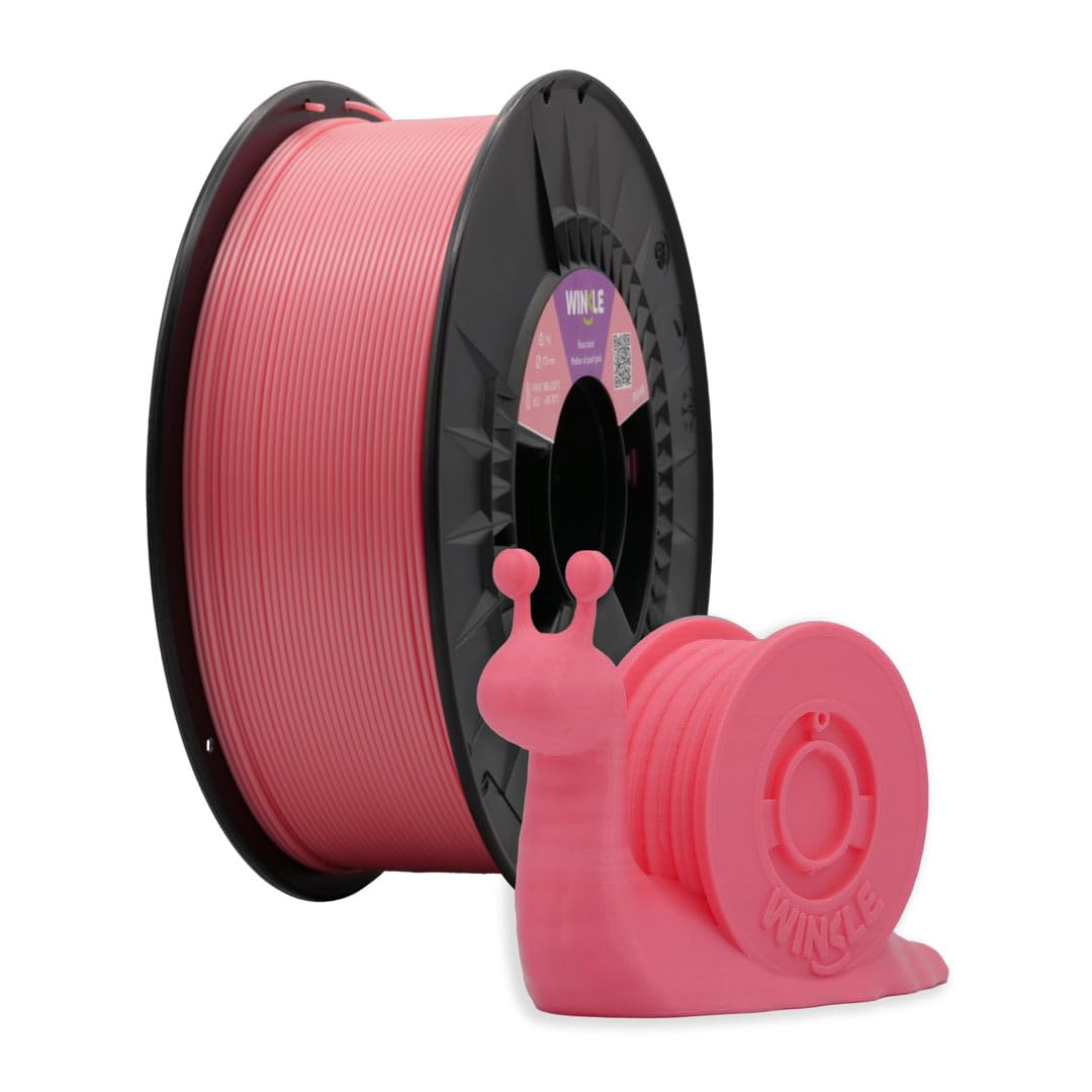 Winkle PLA Filament | Pla 1,75 mm | Filament Druck | 3D-Drucker | 3D-Filament | Perlmuttrosa | Spule 1000 g