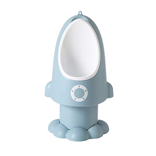 NUOBESTY Töpfchen Urinal Raketenform Einstellbar Junge Urinal Kinder Kleinkind Badezimmer Pipi Trainer für Kleinkind Jungen Toilette (Grau)