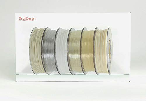Devil Design ABS+ ASA PET-G TPU HIPS PLA 1,75 mm Kunststoff-Kit 6 x 0,33 kg (STARTPACK MULTI)