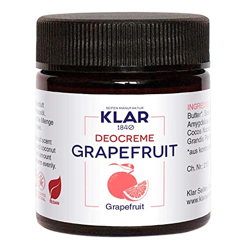 Klar Seifen Deocreme - Grapefruit, 30ml (10e Pack)