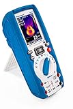 PeakTech 3450 – True RMS Digital Multimeter mit Wärmebildkamera, Bluetooth und TFT Grafik-Display, Profi-Handmultimeter, Autorange, Datenlogger, Datalogger, Durchgangsprüfer, Messgerät - Cat III 1000V