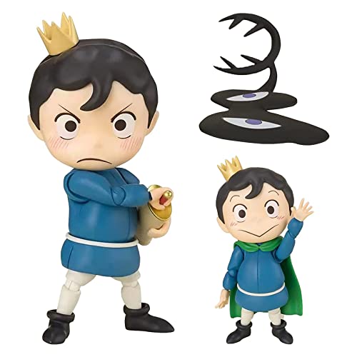 NAUXIU Ousama Ranking Figure,Ranking of Kings Figure,Ranking of Kings Bojji Figure,Anime Q Version Ranking of Kings Figure,Movable Face Swap Q Version Figure Statue Anime Collection Model Gift