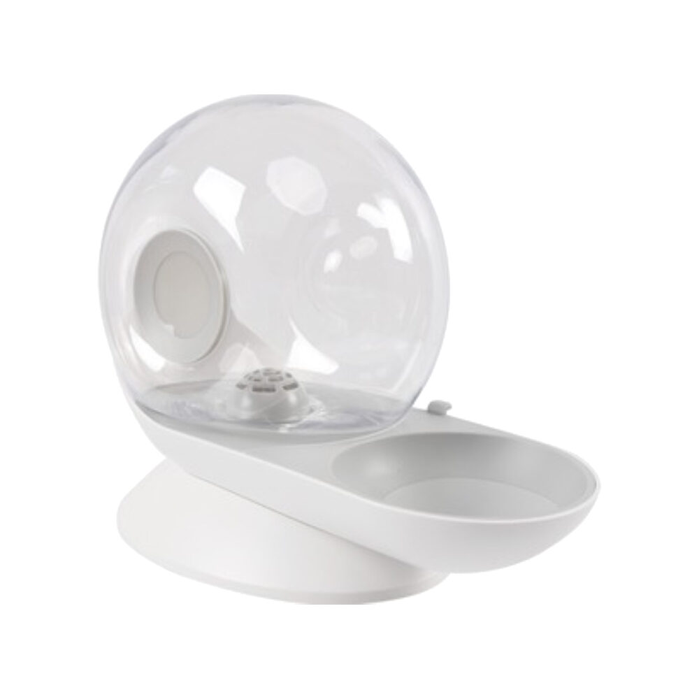 M PETS Snail Distributeur D'eau Avec filtre - 2800 ml - Blanc, Gris & Transparent