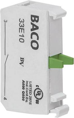 BACO Kontaktelement 1 Schließer tastend 600 V 33E10Y7 1 St. (B33E10Y7)