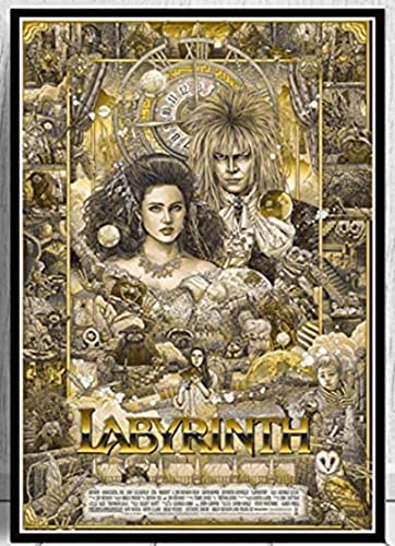 JYSHC Puzzle 1000 Teile David Bowie Labyrinth Filmposter Holz Spielzeug Für Erwachsene Dekompressionsspiel Fe359Jw