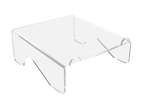 Desq 1508 Laptopständer von hoher Qualität und elegant. 12 cm, 6 mm, Transparent