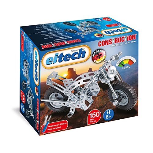 Eitech 00265 Metallbaukasten - Motorrad II, Multicolor