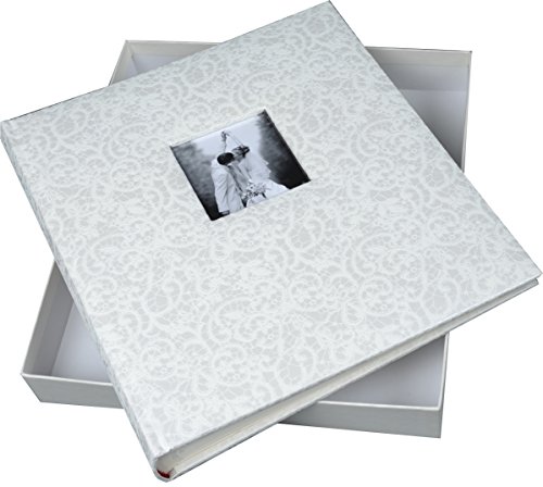 Henzo Hochzeitsalb. CIRA Weiss Fotoalbum, 30.5 x 28 x 5 cm