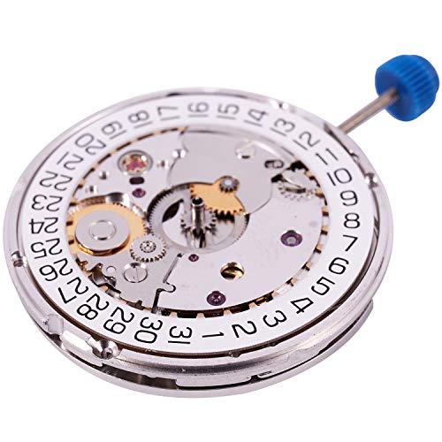 SameeHome Für ETA 2824-2 SELLITA SW200 weiß 3H mechanisches Uhrwerk Uhr, silber