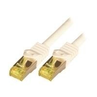 Mcab CAT7 S-FTP-PIMF-LSZH-10.0M-WHI Ethernet-Kabel (10 m) weiß