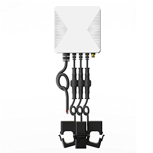 Scalewbin Tuya Smart 3-Phasen ZigBee EnergiezäHler KWh Powers Monitor 80A mit Zangenstromwandler
