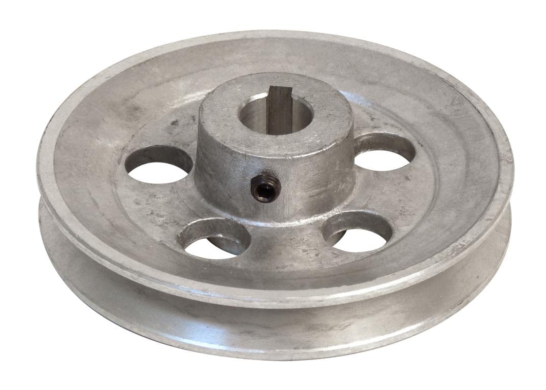 Fartools 117255 Riemenscheibe aus Aluminium, Durchmesser 120 mm, Bohrung 19 mm