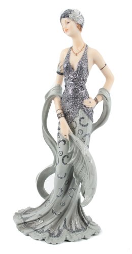 Juliana Broadway Belles Skulptur, im Art Deco-Stil, Figur Midnight Shimmer June