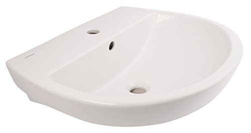 Handwaschbecken Barca 2.0 I 45 cm I Weiß I Mit spezieller Nano-Oberflächenstruktur | Waschtisch | Gäste-WC