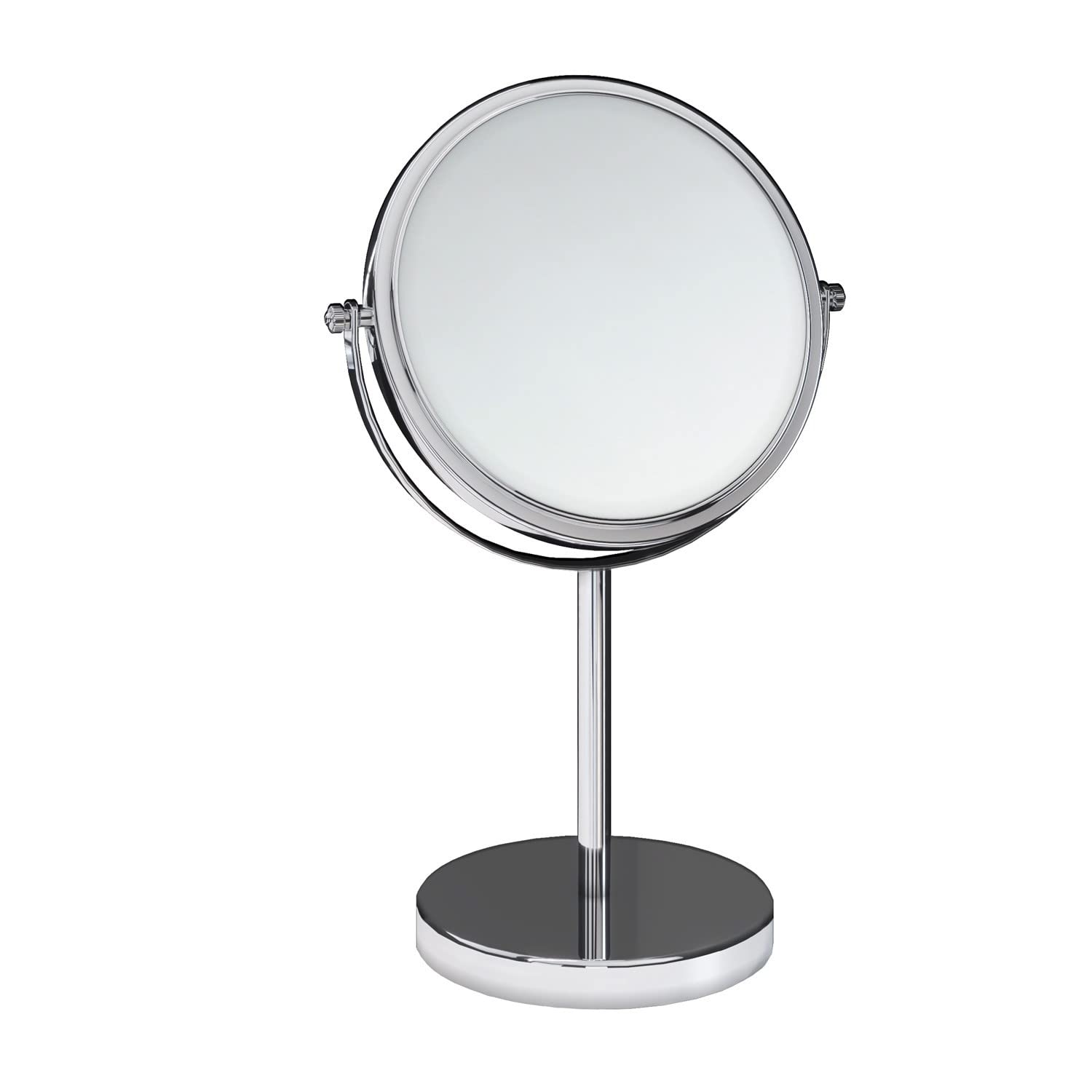 COSMIC Badezimmerspiegel | Chrom-Finish – ideal für Badezimmer, Waschbecken und WC | Maße 20,2 x 36,8 x 12,5 cm