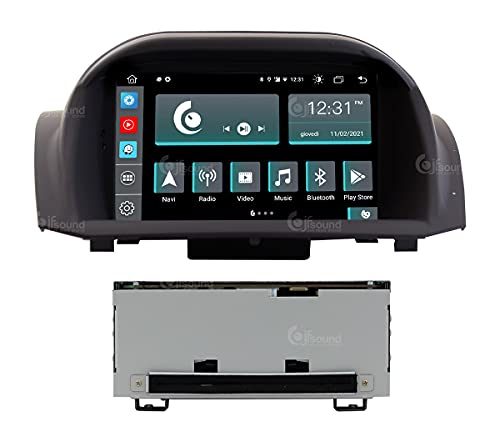 Costum fit Autoradio für Ford Fiesta 2013-16 Android GPS Bluetooth WiFi Dab USB Full HD Touchscreen Display 7" Easyconnect 8-Kern-Prozessor Sprachbefehle