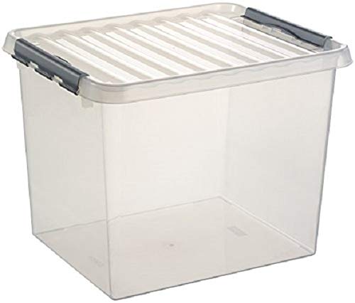 6 x SUNWARE Q-Line Box - 52 Liter - 500 x 400 x 380mm - transparent