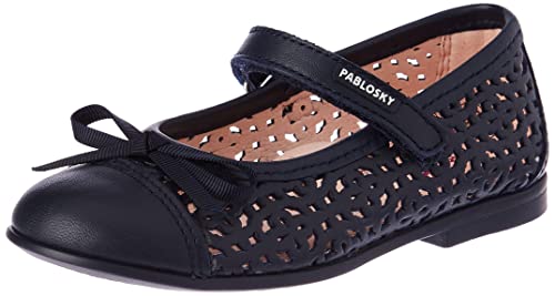 Pablosky 350020 Mary Jane Flat, Marineblau, 26 EU