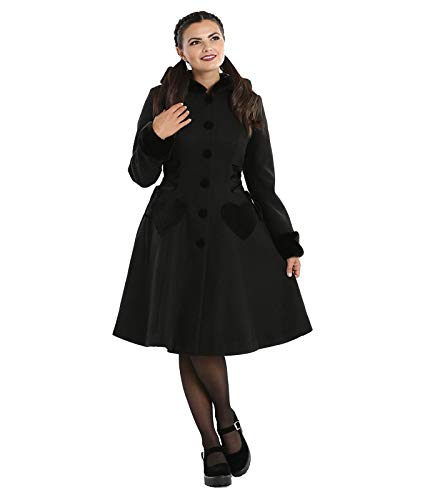 Hell Bunny Scarlett Coat Frauen Mantel schwarz L