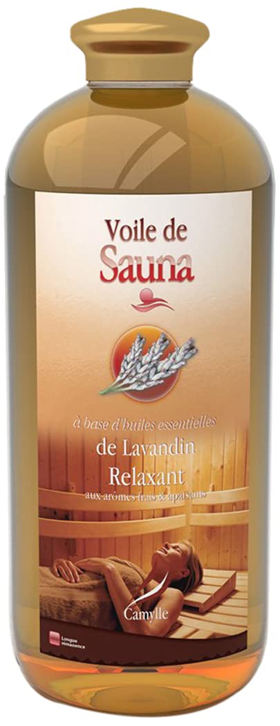 Camylle - Sauna-Aufguss Lavendel - Ausgezeichneten Sauna-Aufguss aus Hochwertigen und Naturreinen Ätherischen Ölen - Entspannend Mit frischen und besänftigenden Aromen - 1000ml