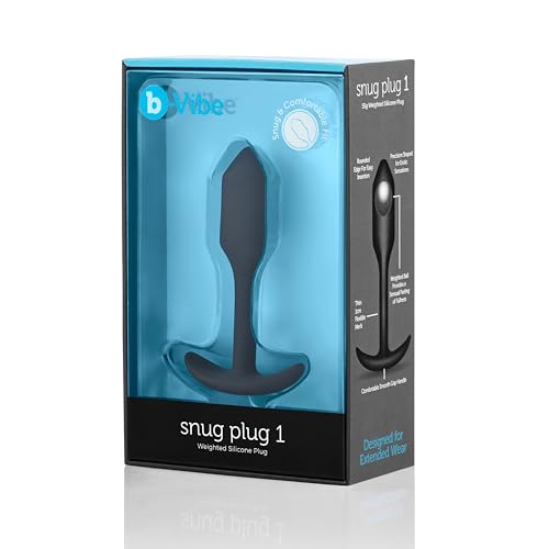 b-vibe Snug Plug 1, schwarz