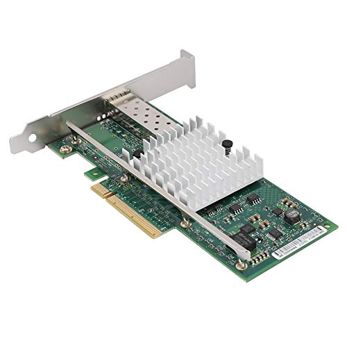 10 Gbit/s SFP Netzwerkkarte + vergoldete Ethernet-Netzwerkkarte mit PCI-E Schnittstelle für Intel X520-DA1 82599EN Master Chip