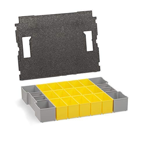 L-BOXX 102 Insetboxen-Set Bosch Sortimo | B3 Einsätze mit | Erstklassige Sortierboxen für Kleinteile | Ideale Sortierbox Schrauben klein