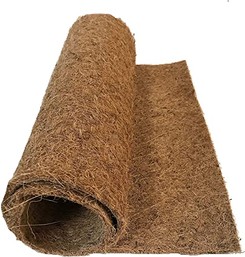 Nagerteppich aus 100% Kokosfasern ohne Latex, 120 x 50 cm, ca. 10mm dick , 5er Pack (EUR 7,19 je Stück),geeignet als Bodenabdeckung im Käfig für Kaninchen, Hamster und andere Nager, Nager-Teppich