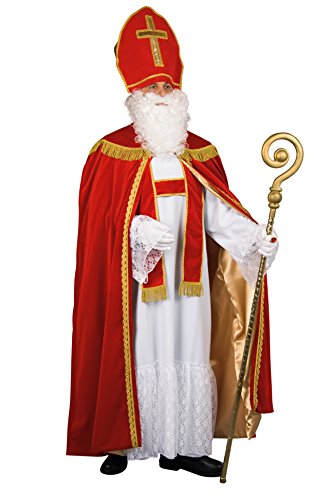Bischof Sankt Nikolaus Komplett Kostüm edel + Zubehör aus Deutscher Herstellung