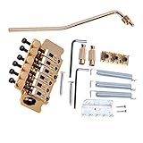 QWAMBVZE 1 Paket Gold Gitarre Tremolo Brueckenteile System