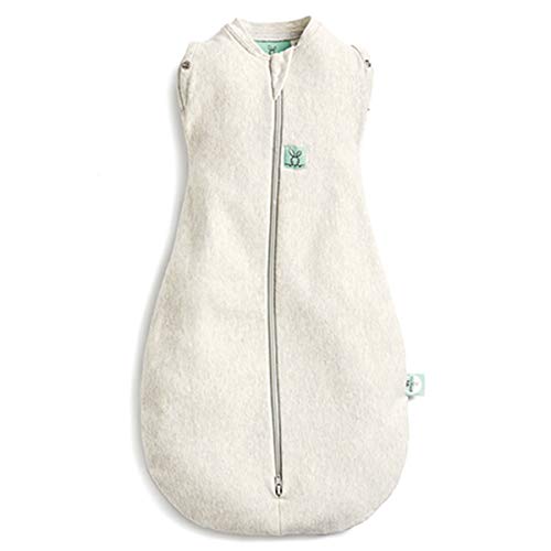 ergoPouch Schlafsack 100% Bio-Baumwolle - TOG 0.2 - Sommerschlafsack. Ideal als Schlafsack oder zum Pucken Ihres Babys. Farbe Grey Marle