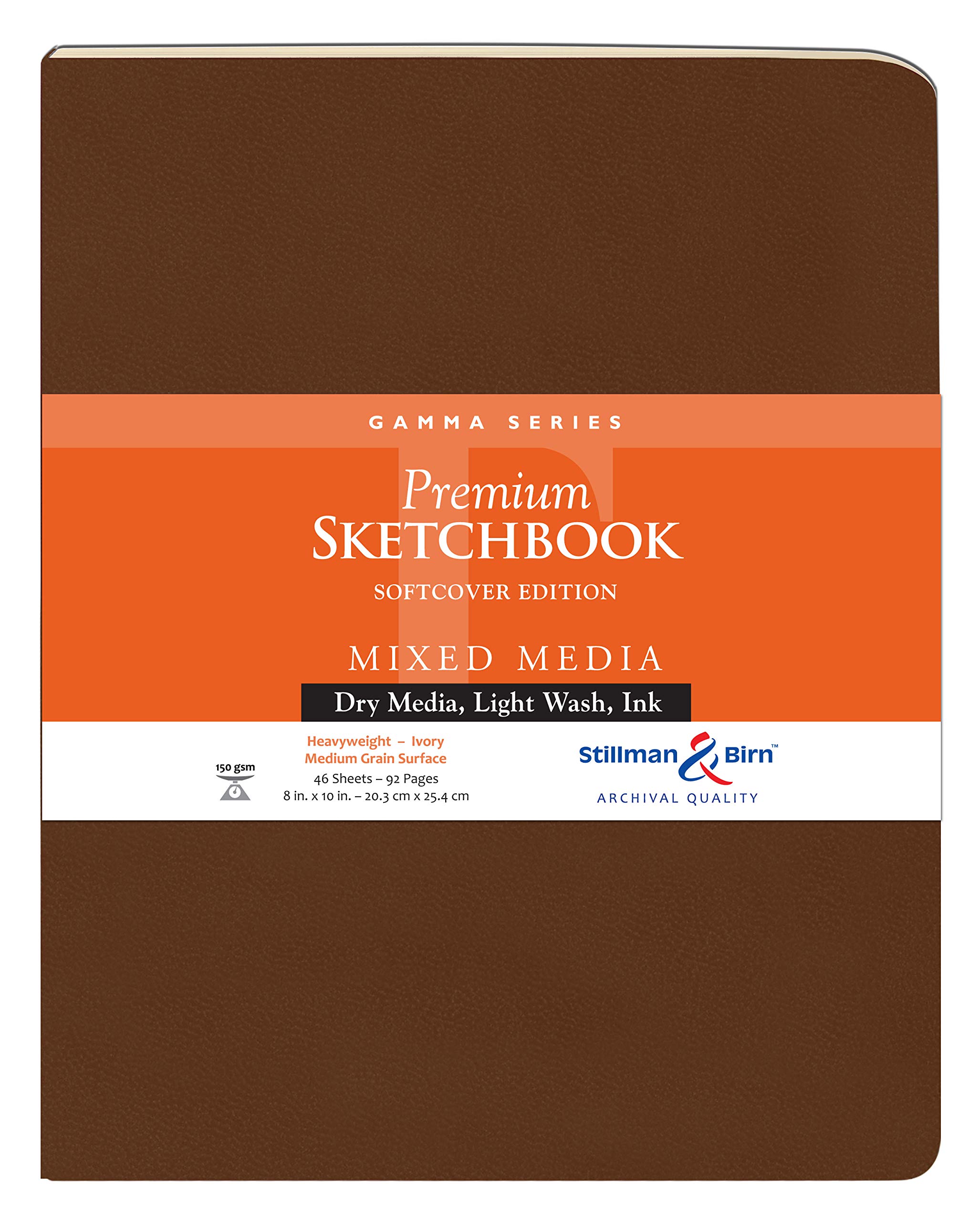 Gamma Softcover Sketchbook 8X10 by Stillman & Birn