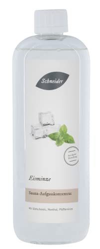 Saunabedarf Schneider - Aufgusskonzentrat, Saunaaufguss Eis-Minze 1000ml