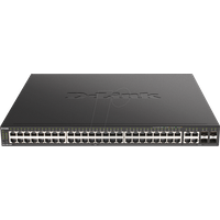D-LINK DGS2052MP - Switch, 52-Port, Gigabit Ethernet, RJ45/SFP, PoE+