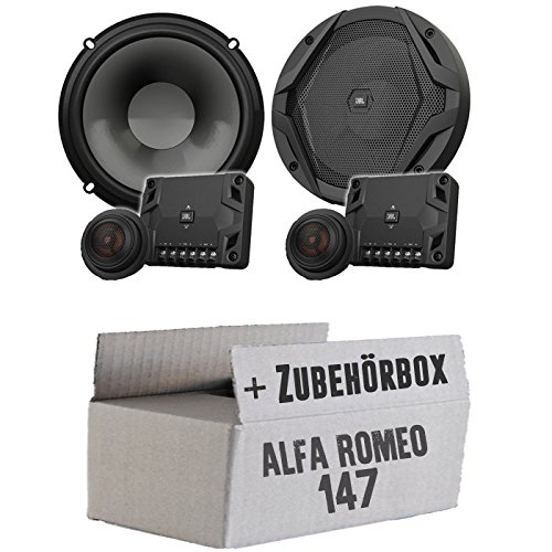 JBL GX600C | 2-Wege | 16,5cm Lautsprecher System - Einbauset für Alfa Romeo 147 - justSOUND
