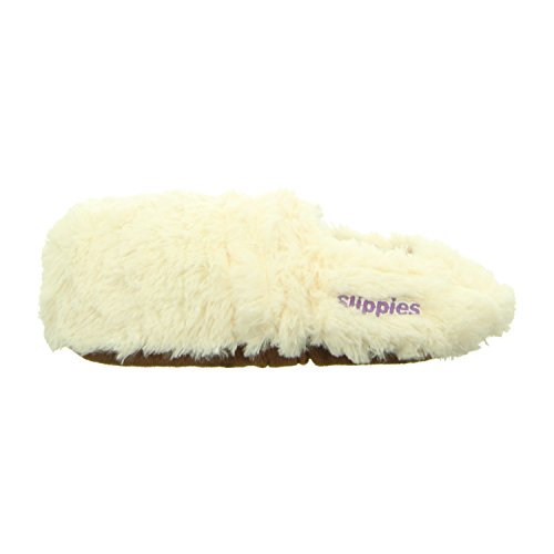 Warmies® Slippies (TM) Deluxe creme Plush, Gr. 36-40: Mit Lavendel-Füllung