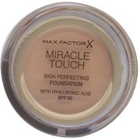 Max Factor Miracle Touch Foundation mit Hyaluronsäure für eine glatte und ebenmäßige Haut, Farbe. 60 Sand, 1er Pack (1 x 11.5 g)