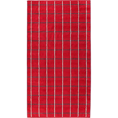 Cawö Duschtuch Noblesse Square 1079 | 27 rot - 80 x 150 cm