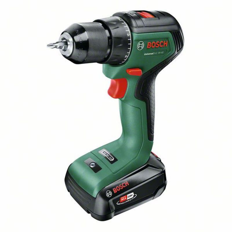 Bosch Akku-Zweigang-Bohrschrauber UniversalDrill 18V-60: 1 06039D7001