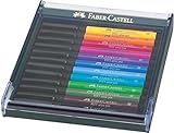 Faber-Castell 267421 - Tuschezeichner Pitt Artist Pen brush, 12-er Packung, Basic