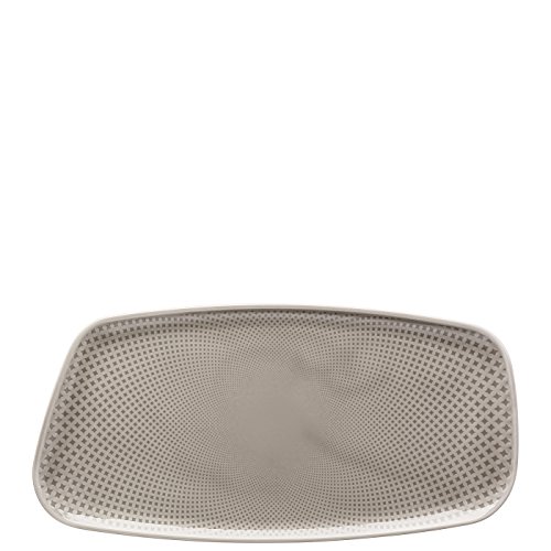 Rosenthal - Junto - Pearl Grey - Platte/Servierplatte - 30 x 15 cm - Porzellan